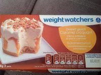 Mängden socker i Dessert glacé caramel croquant weight watchers