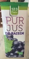 Mängden socker i Pur jus de raisin
