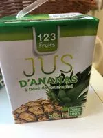 Mängden socker i Jus d'ananas