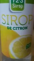 Mängden socker i Sirop de citron