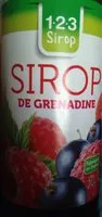 Mängden socker i Sirop de grenadine