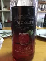 Mängden socker i Sirop de grenadine