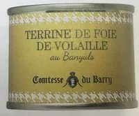 Mängden socker i Terrine de foie de volaille au banyuls