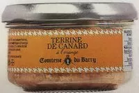 Mängden socker i Terrine de canard à l'orange