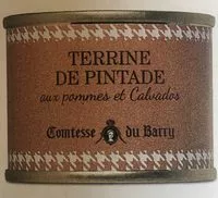 Mängden socker i Terrine de pintade