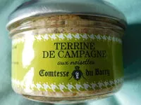 Mängden socker i Terrine de campagne aux noisettes