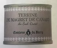 Mängden socker i Terrine De Magret De Canard