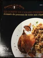 Mängden socker i confit de canard fermier