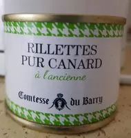 Mängden socker i Rillettes Pur Canard à l'ancienne