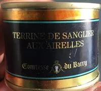 Mängden socker i Terrine Sanglier aux airelles