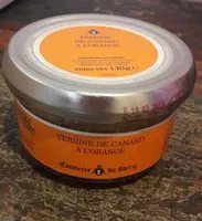 Mängden socker i Terrine de canard a l orange