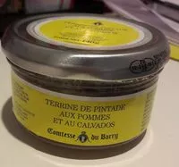 Mängden socker i Terrine de pintade aux pommes et au calvados