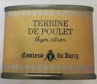 Mängden socker i Terrine de poulet Thym citron