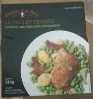 Mängden socker i Poulet fermier cuisiné aux légumes printaniers