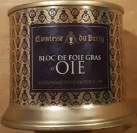 Mängden socker i Bloc de foie gras d'oie