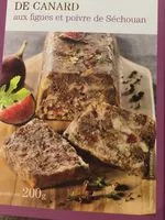Mängden socker i Terrine de canard aux figues et poivre de Séchouan