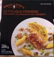 Mängden socker i La volaille fermière mousseline de potimarron aux châtaignes