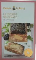 Mängden socker i La Terrine de canard et pruneaux. Foie gras de canard 12%