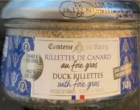 Mängden socker i Rillettes de canard
