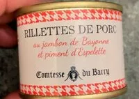 Mängden socker i Rillettes de porc