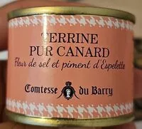 Mängden socker i Terrine pur canard piment d'Espelette
