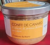 Mängden socker i Confit de canard