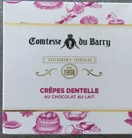 Mängden socker i Crêpes dentelles au chocolat au lait