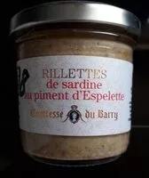 Mängden socker i Rillettes sardine au piment d'Espellete