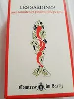 Mängden socker i Les sardines aux tomates et piment d'Espelette