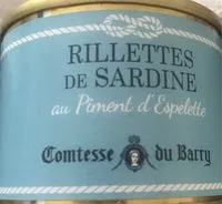 Mängden socker i Rillettes de sardine