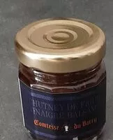 Mängden socker i Chutney de figue au vinaigre balsamique