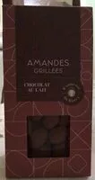 Mängden socker i Amandes grillées, chocolat au lait