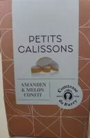 Mängden socker i Petits calissons amande & melon confit