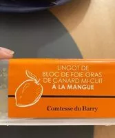 Mängden socker i Lingot bloc de foie gras