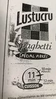 Mängden socker i Spaghetti spécial fibre