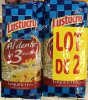 Mängden socker i Al dente en 3 minutes Coquillettes cuisson rapide (lot de 2)