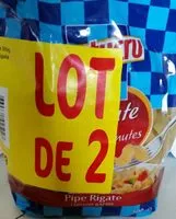 Mängden socker i Pâtes Al dente 3 minutes Pipe Rigate