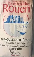 Mängden socker i Semoule de blé dur