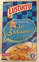 Mängden socker i Coquillettes Les 3 Minutes aux oeufs frais