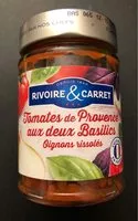Mängden socker i Tomate de Provence aux deux Basilics Oignons rissolés