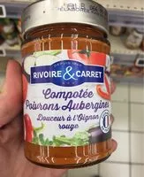Mängden socker i Compotée poivrons aubergine