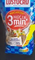 Mängden socker i Macaroni prêt en 3min