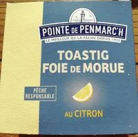 Mängden socker i Toastig foie de morue au citron