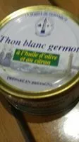 Mängden socker i Thon blanc germon à l'huile d'olive et au citron