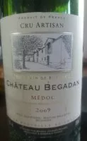 Mängden socker i Vin Château Begadan 2009 grand vin de Bordeaux