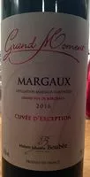 Mängden socker i Margaux 2016 Cuvée d'exception