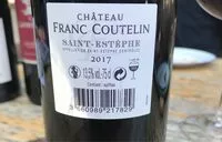 Mängden socker i Franc coutelin