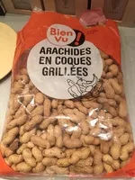Mängden socker i Arachides en Coques Grillées