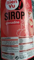 Mängden socker i Sirop De Grenadine Bien Vu,