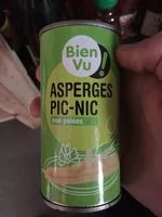 Mängden socker i Asperges pic-nic non pelées